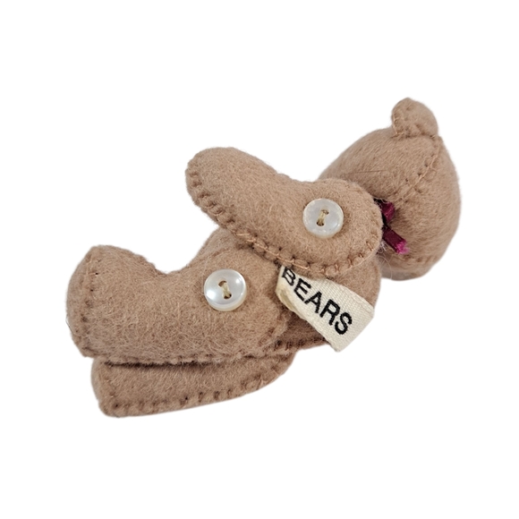 Vintage Punkin Bear Mini Jointed Bear Figurine Plush 3" - Picture 5 of 7